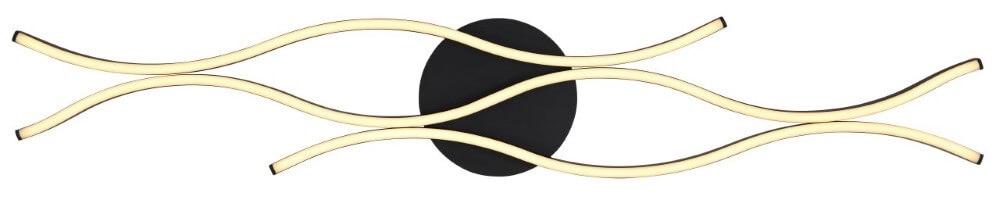 Plafondlamp Geronimo zwart Globo 9007371457038