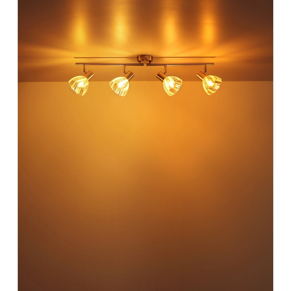Plafondlamp 4-lichts Zachery nikkel Globo 9007371522491