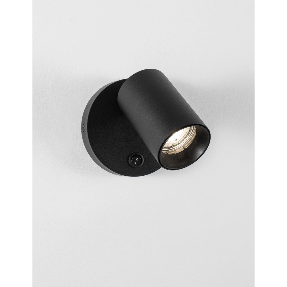 Wandspot Net rond zwart Lyora 5212017422927