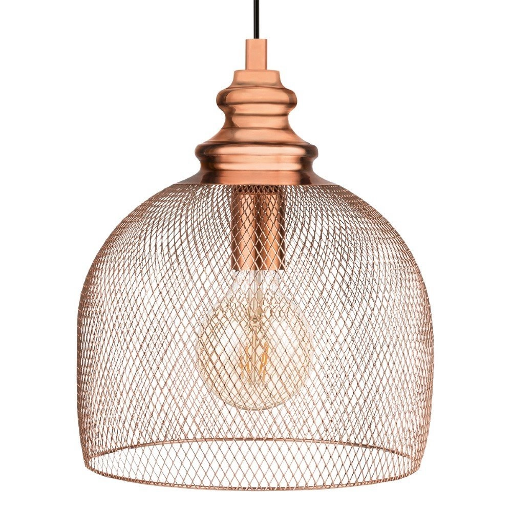 Hanglamp Straiton 28cm 28cm roodkoper