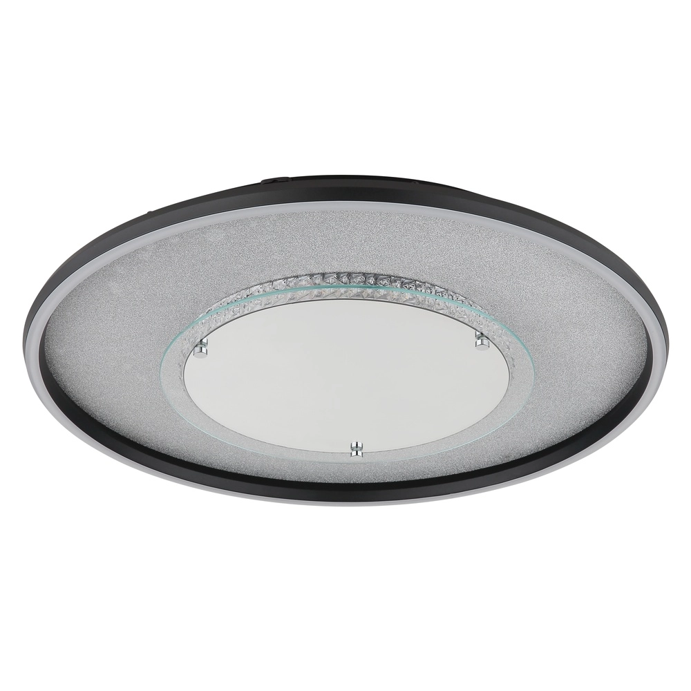 Plafondlamp Mirrora zwart Ø 51,5cm Globo 9007371569854