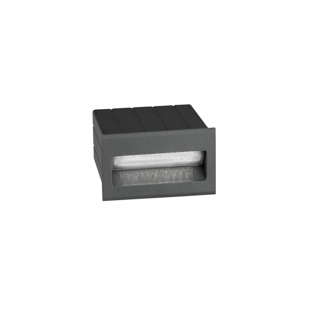 Inbouwlamp Krypton grijs 8,5cm
