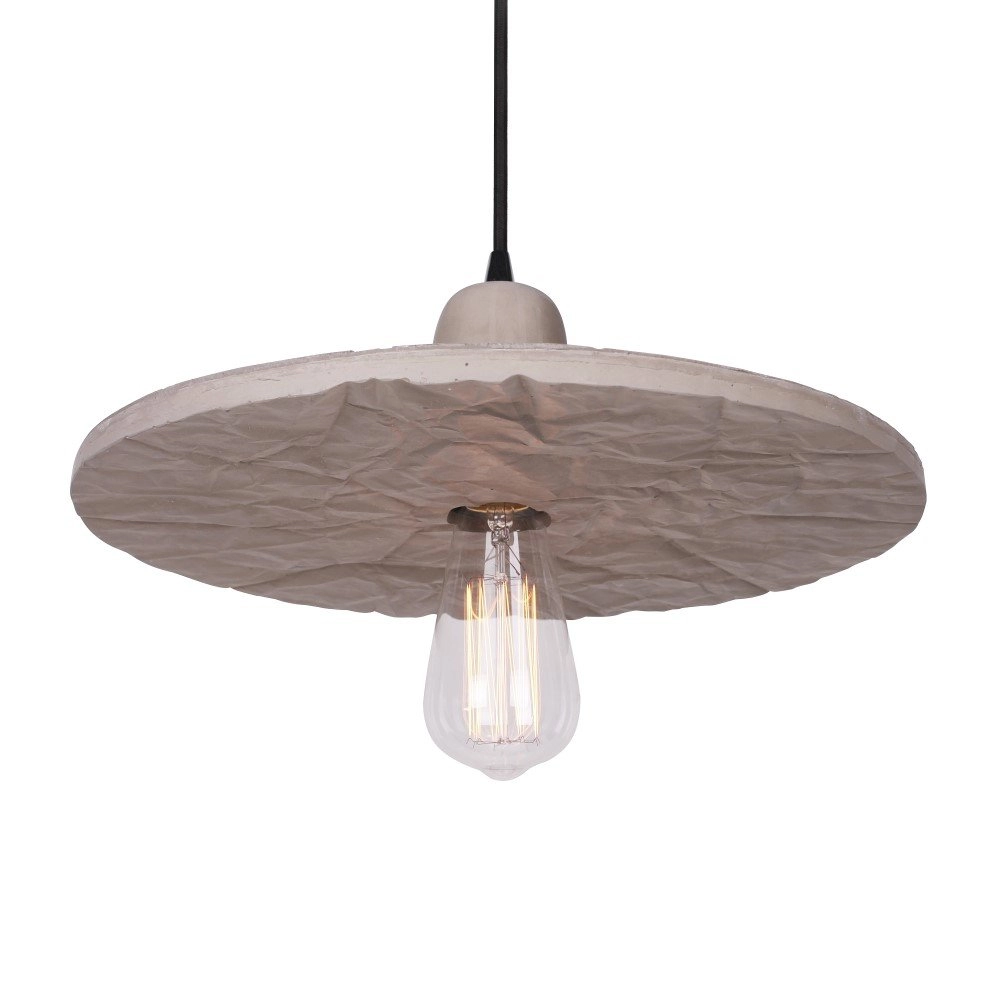 Betonnen hanglamp Paper Ø 35cm