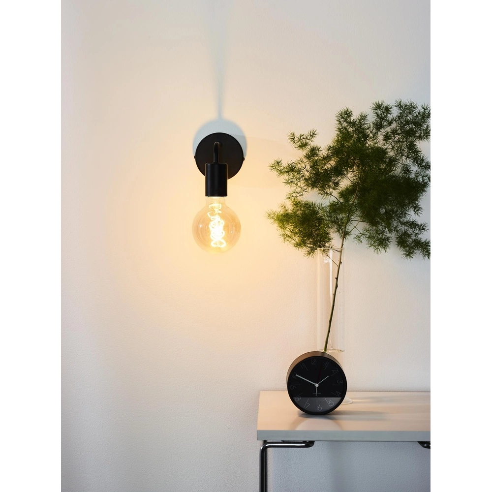 Zwarte wandlamp Scott design Lucide 5411212450654