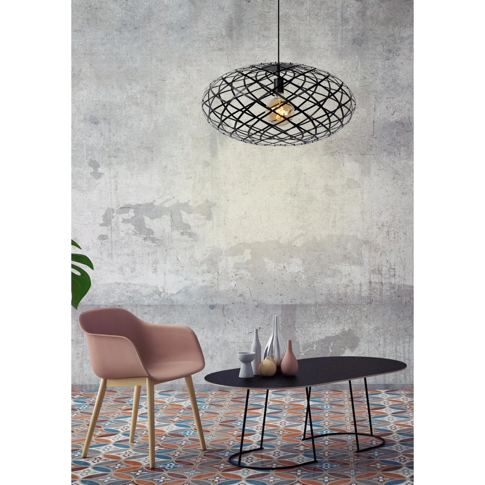 Hanglamp Wolfram Ø 65cm zwart Lucide 5411212211019