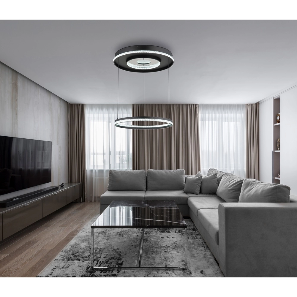 Hanglamp Marsh zwart Globo 9007371525461