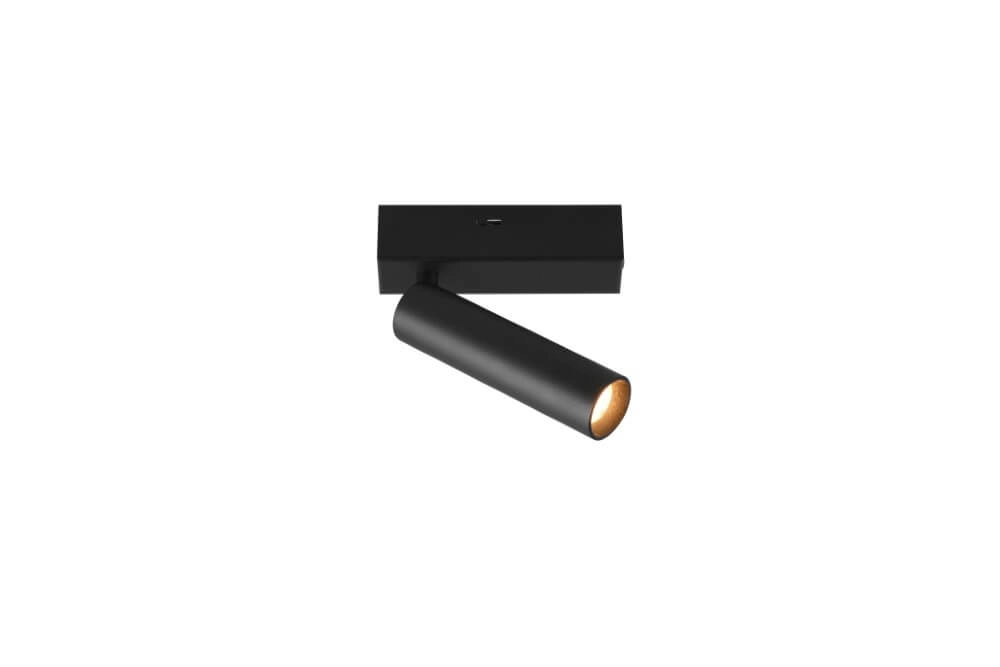 Slanke led wandspot Ambala zwart Trio 4017807612622