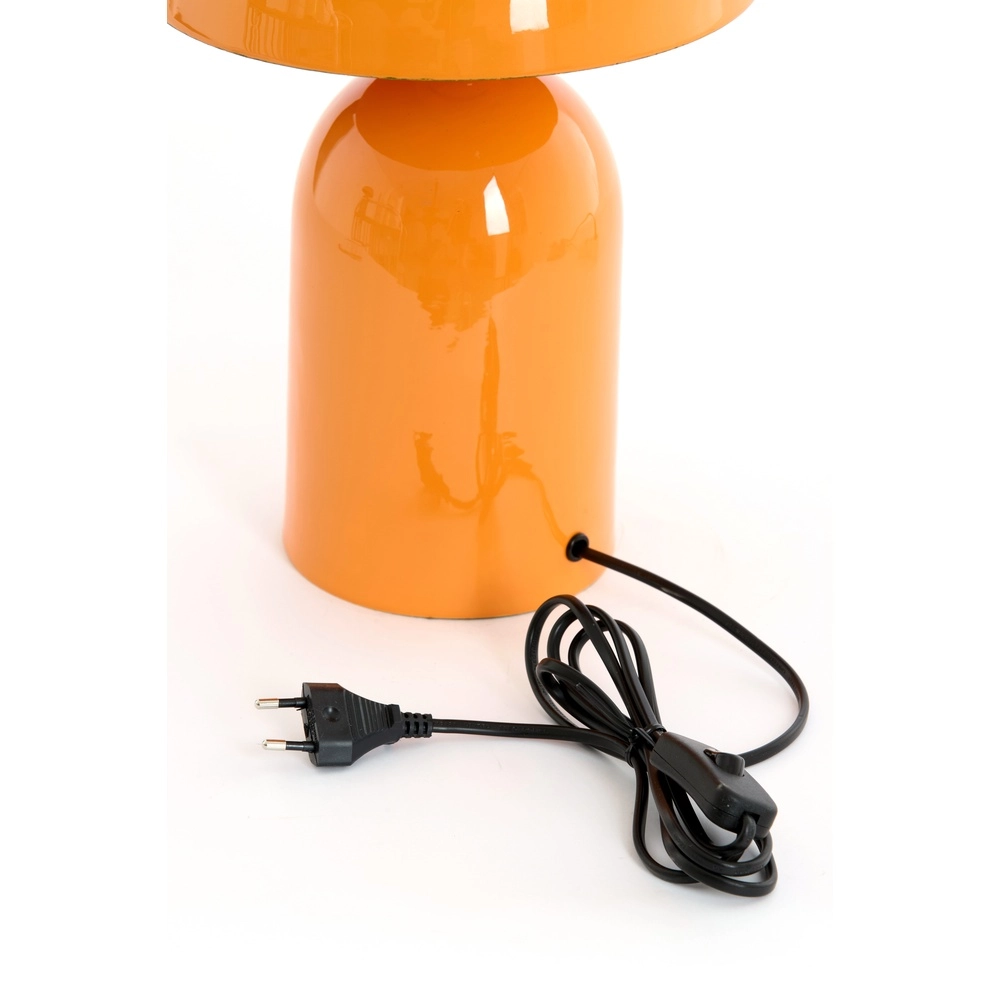 Champignon tafellamp Tolima glans oranje - Ø 23cm Light & Living 8717807807825