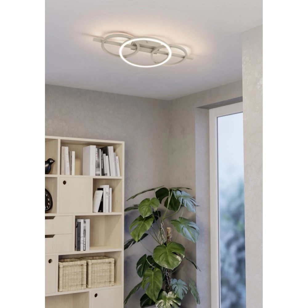 Design plafondlamp Planillo zand bruin rond Eglo 9008606391448