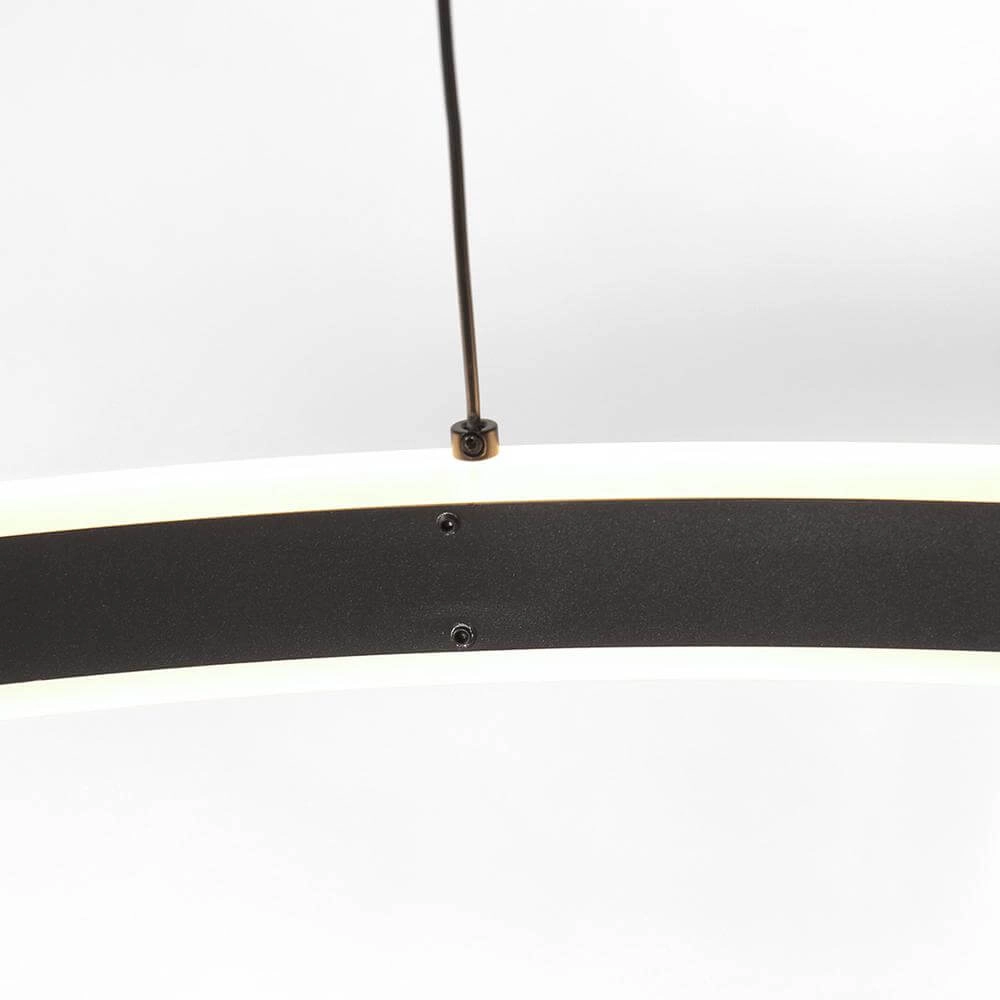 Design hanglamp Ringlux zwart Ø 100cm Steinhauer 8712746171686