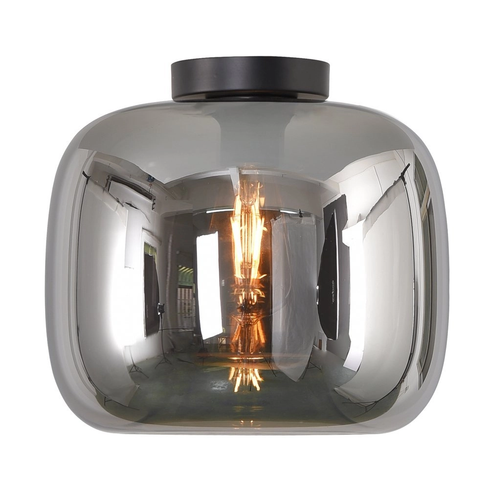 Smoke glazen plafondlamp Preston-28