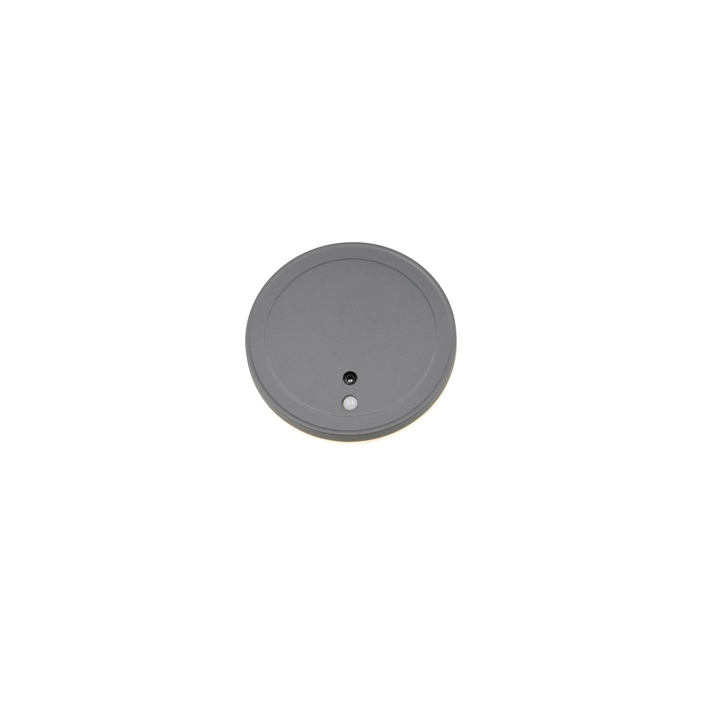 Design wandlamp Fortaleza rond antraciet Trio 4017807647907