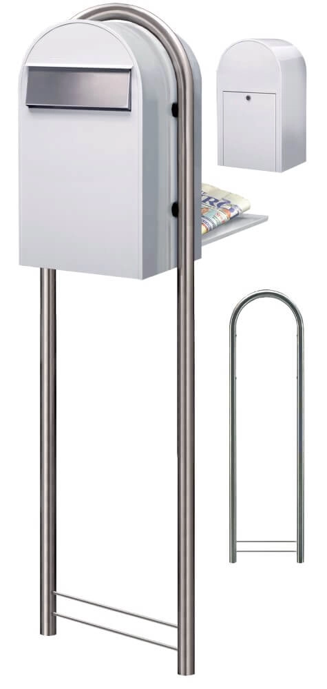 Brievenbus Grande B 9016 i Wit Bobi 6417237034281