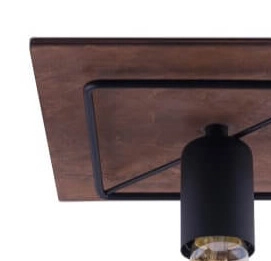 Houten plafondlamp Coba Lyora 5903139904292