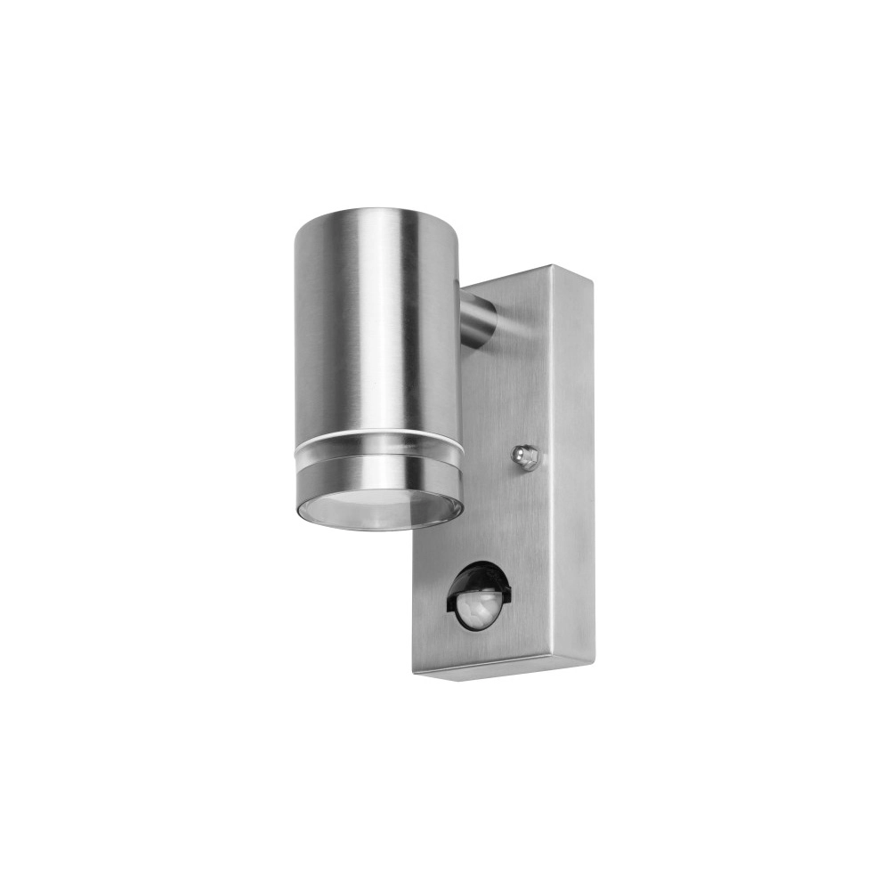 Wandspot met sensor Opden RVS - 1x GU10