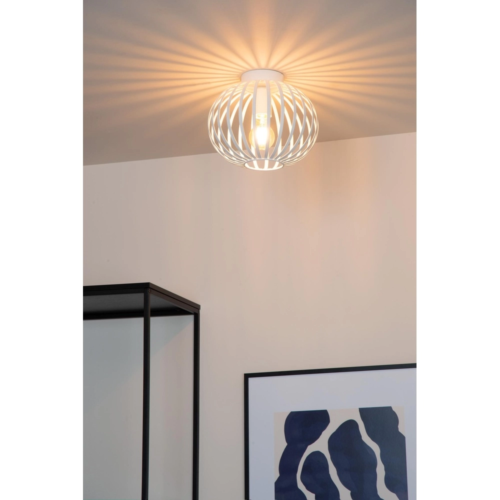Plafondlamp Manuela Ø 25cm wit Lucide 5411212810243