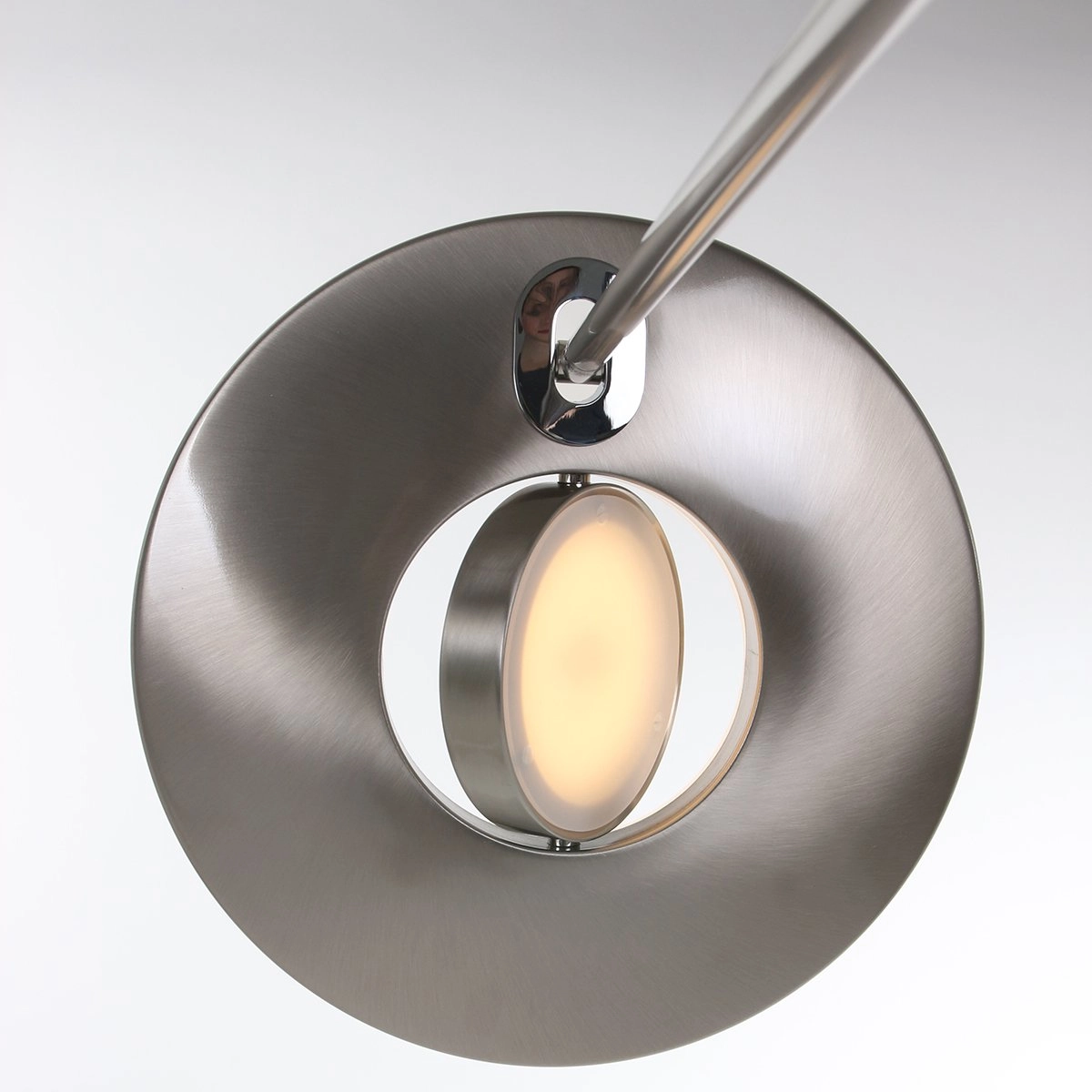 Led leeslicht Zodiac 2-lichts metaalgrijs Steinhauer 8712746122824