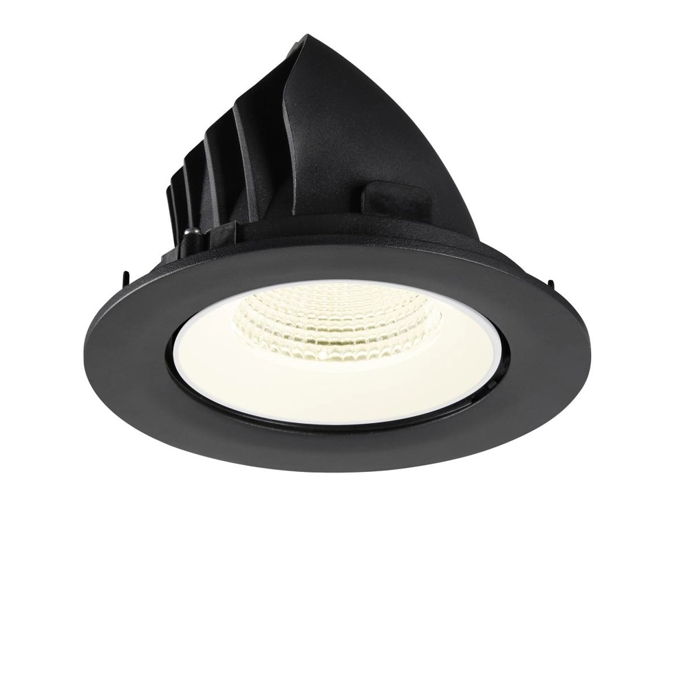 Inbouwspot Numinos Gimble L zwart/wit 4000K - 55gr SLV 4024163310086
