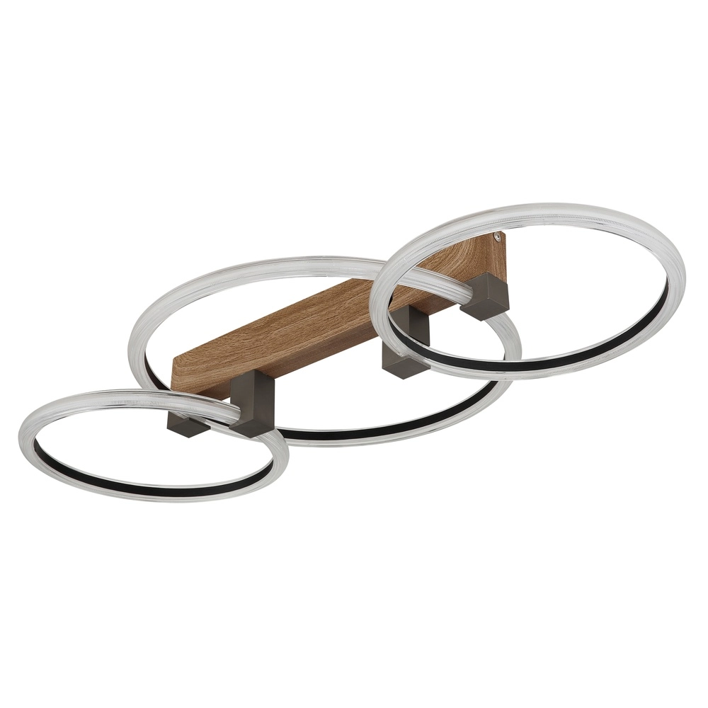 Houten plafondlamp Fletcher design Globo 9007371580293