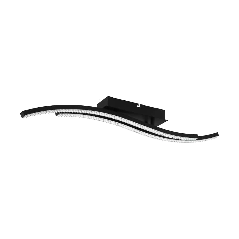 Led plafondlamp Lejias zwart