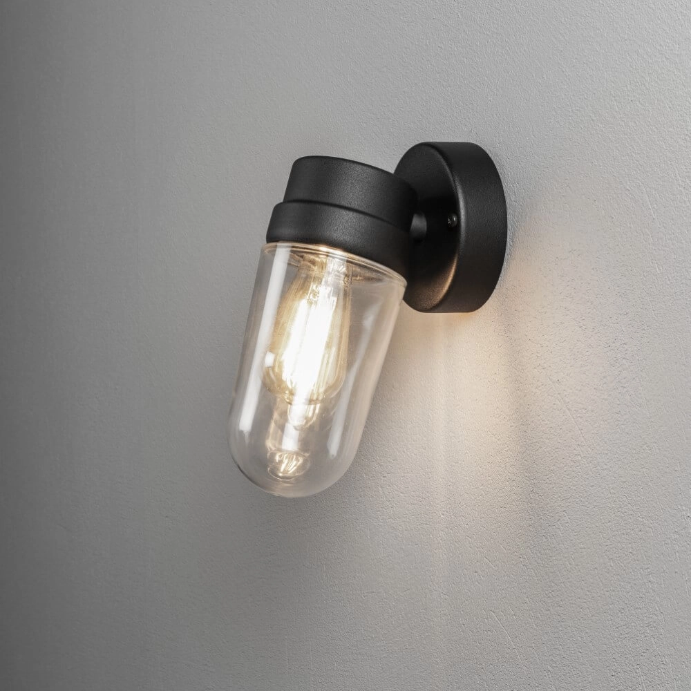 Landelijke buitenlamp Vega zwart KonstSmide 7318304297501