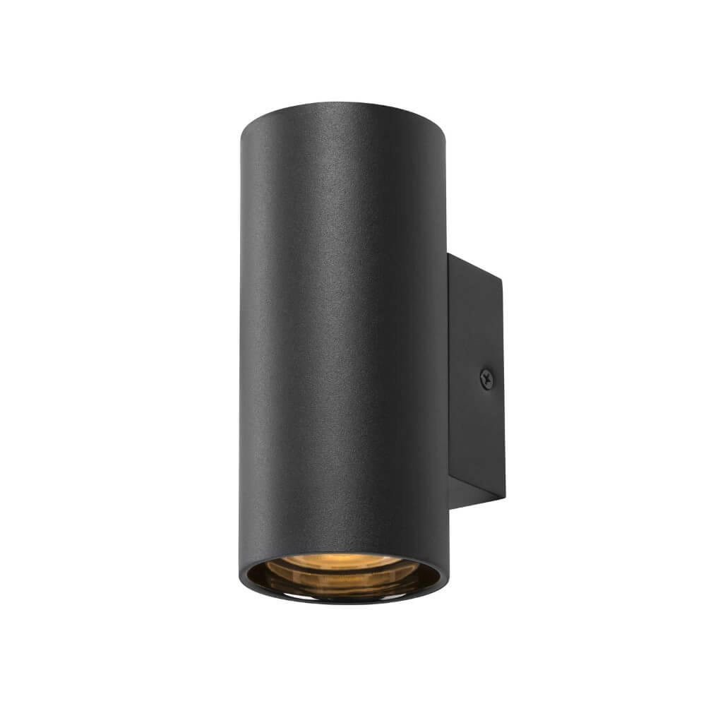 Zwarte wandspot Asto Tube down - 1x GU10