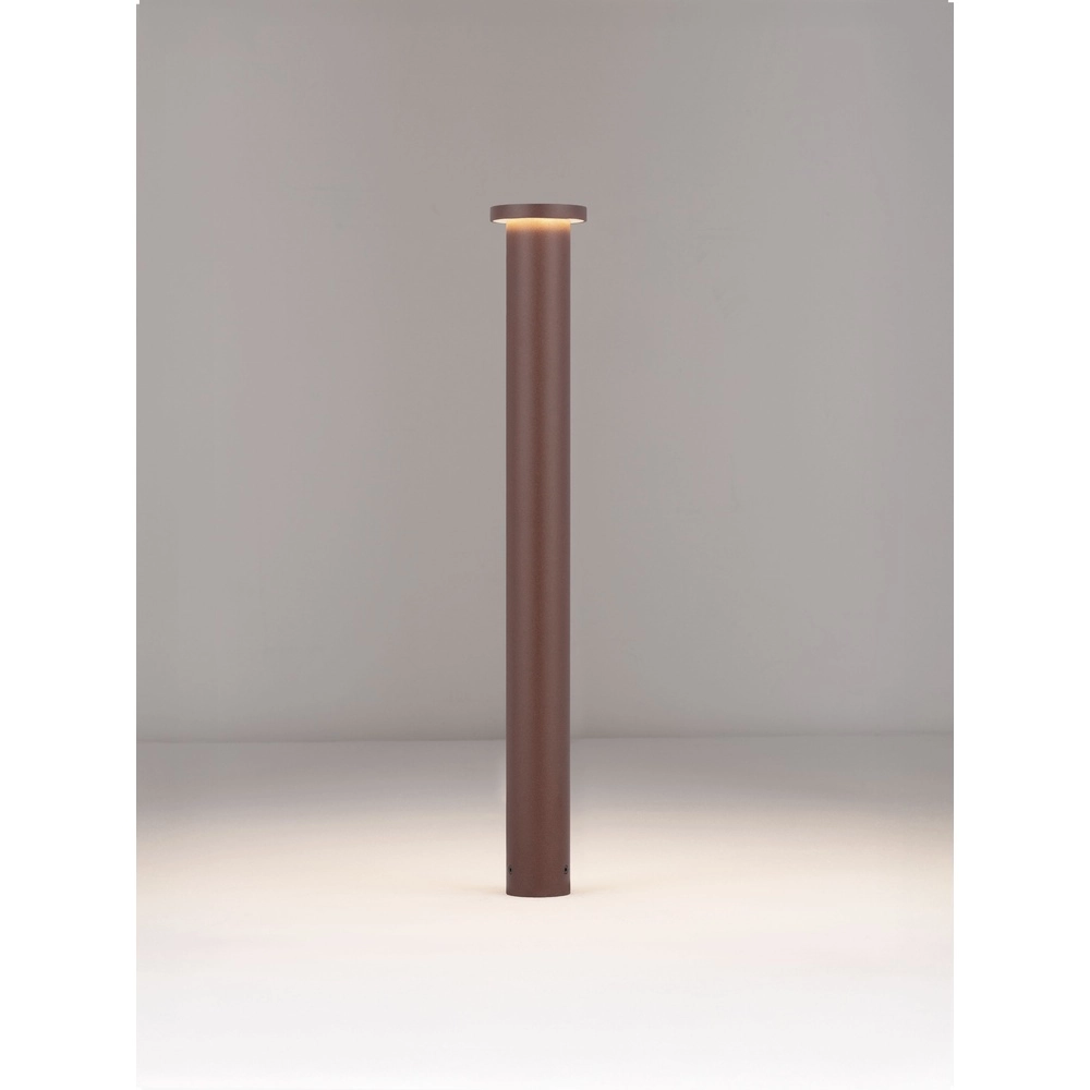 Moderne padverlichting Bast roestbruin 65cm - 3000K Lyora 5212017497680