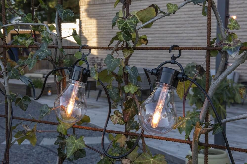 14,5m Partylight lichtsnoer van 10xA60 lampen KonstSmide 7318302391805