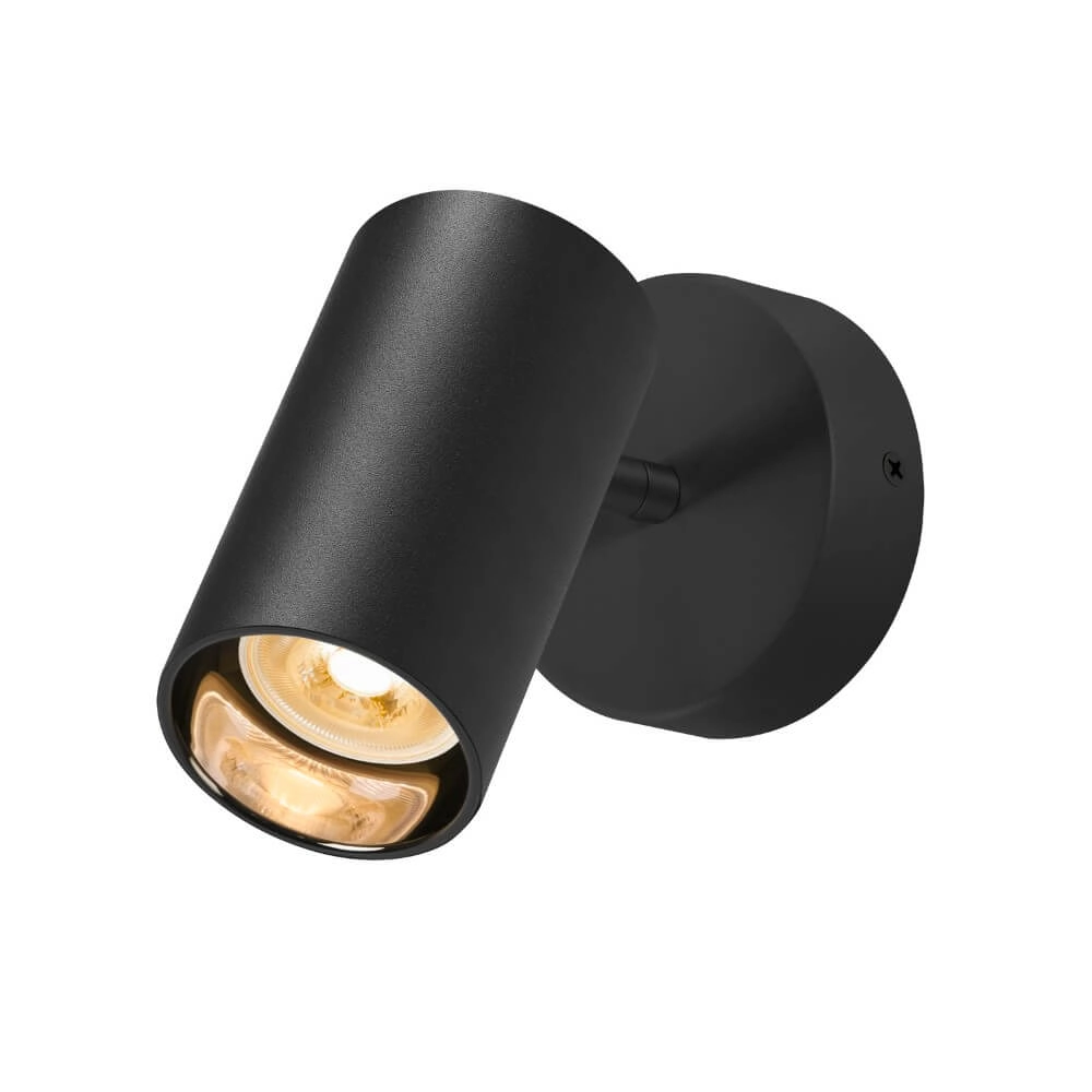 Opbouwspot Asto Tube zwart - 1x GU10 SLV 4024163266178