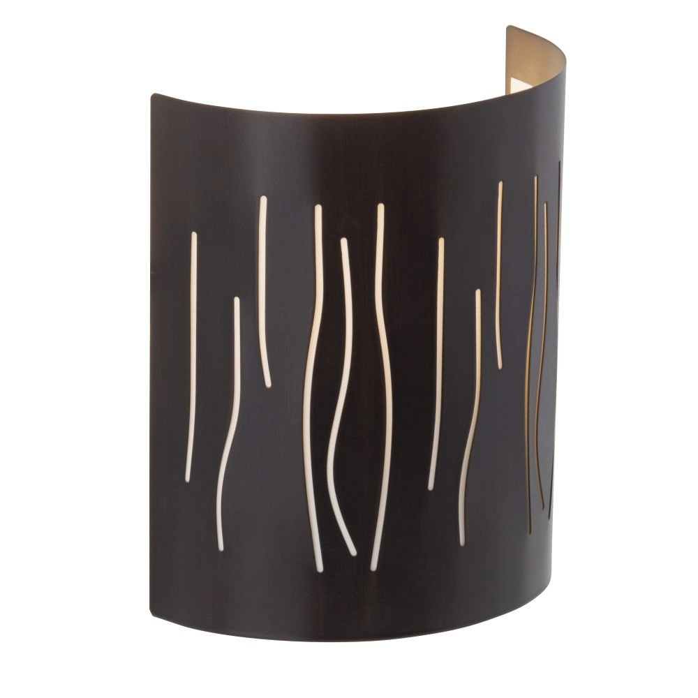 Donkerbruine wandlamp Kinley