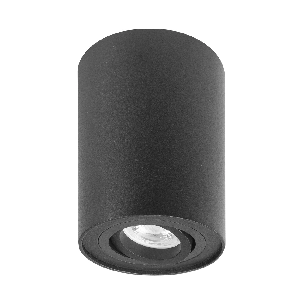 Spot Maxi Rebel zwart rond 12,5cm