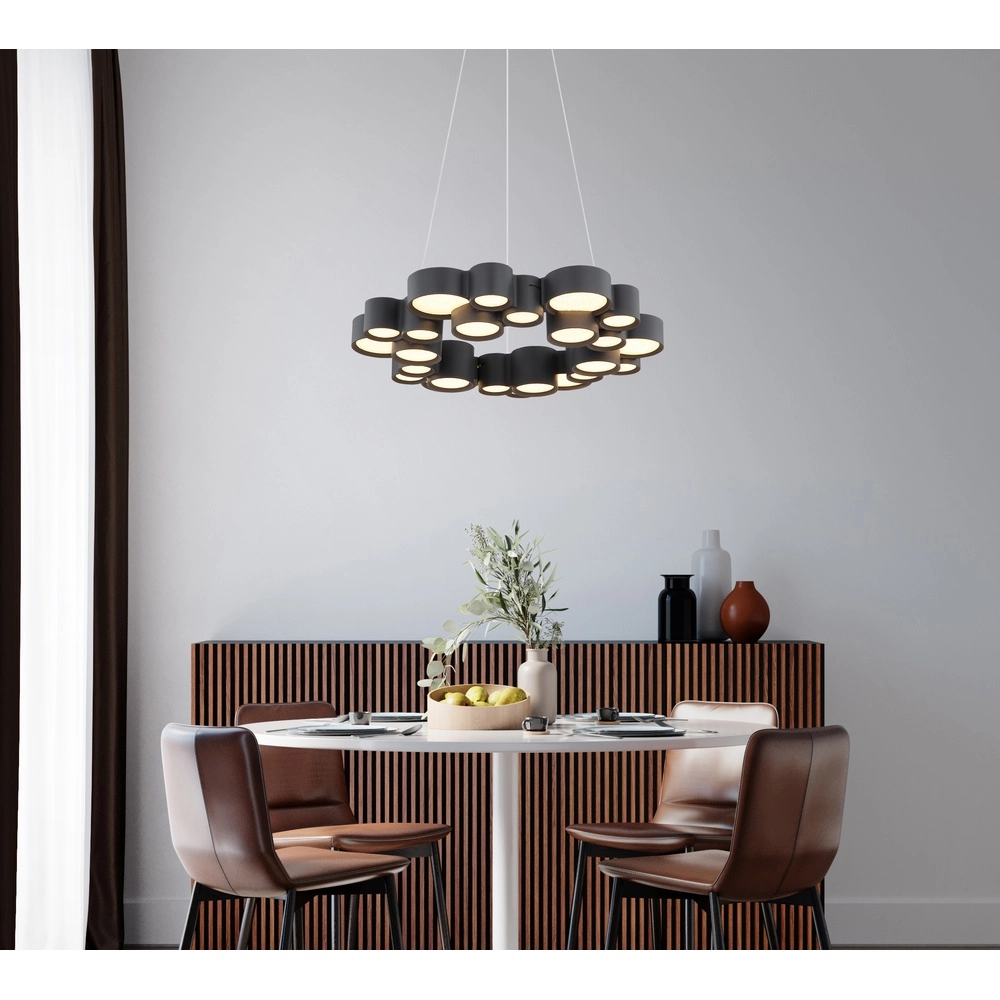 Design hanglamp Darla zwart Globo 9007371592463