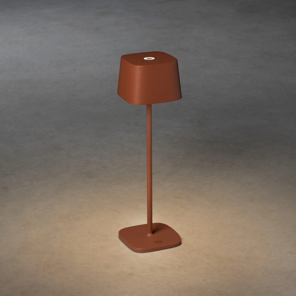 Draadloze tafellamp Capri terracotta KonstSmide 7318307814965