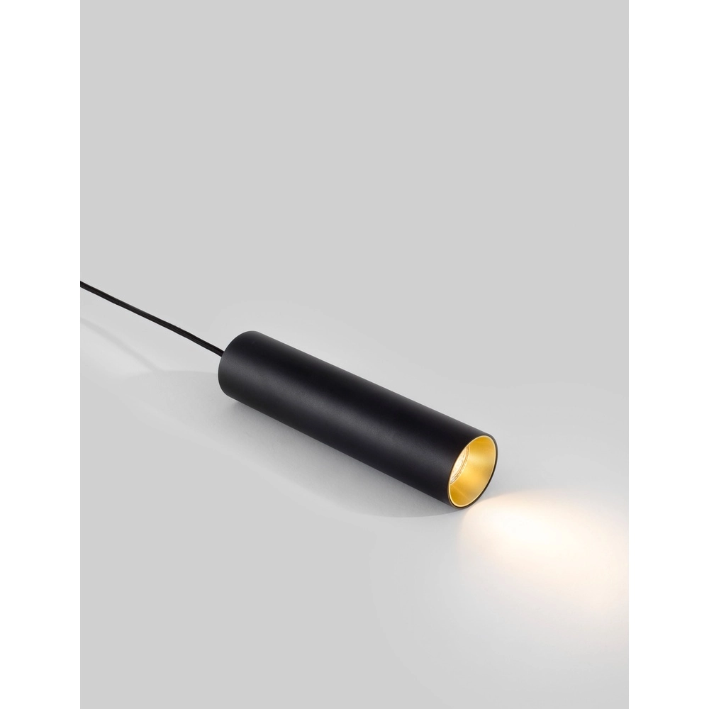 Strakke hanglamp Aila zwart Lyora 5212017427274