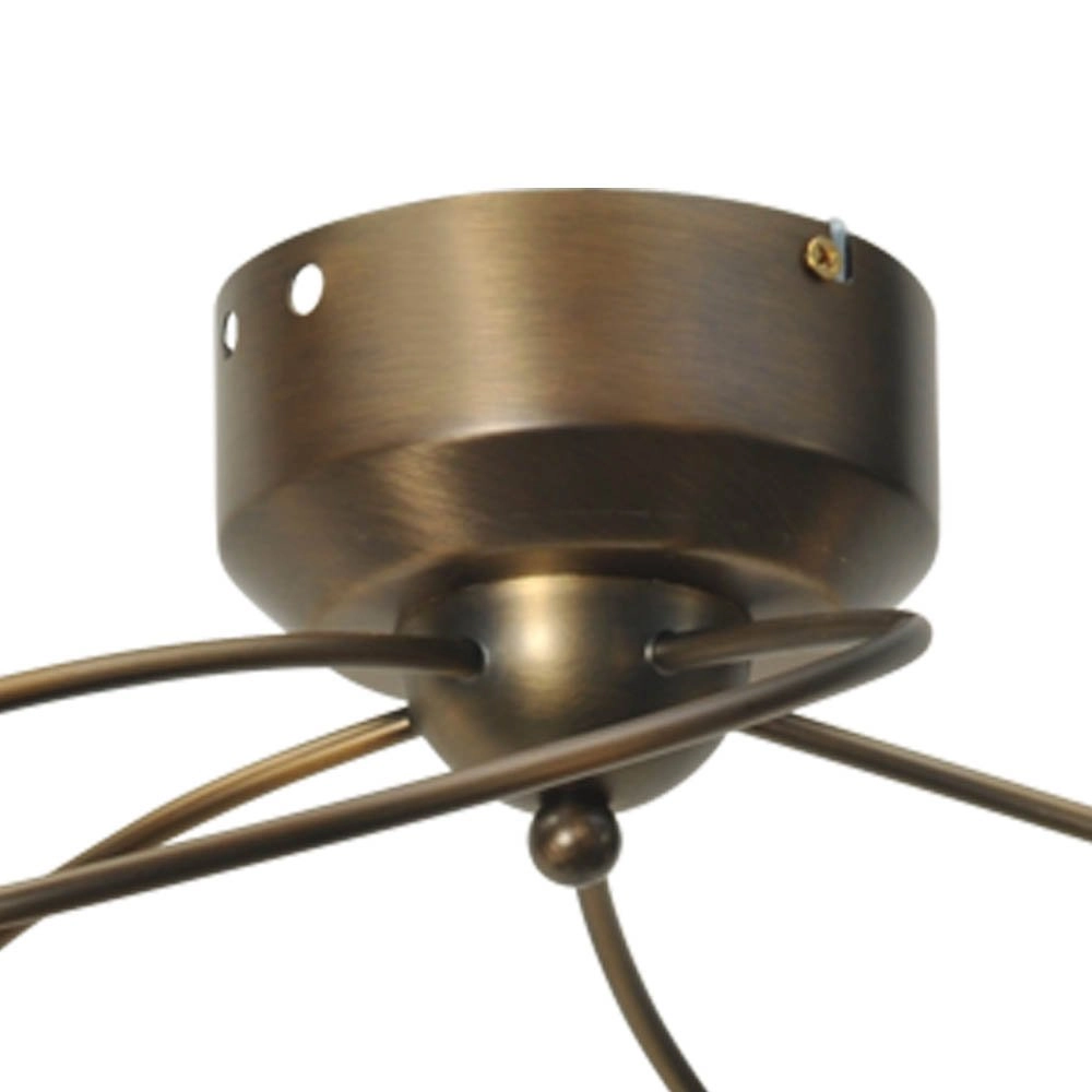 Led plafondlamp Molto 2 LED 5-lichts 28x63cm bronsbruin Masterlight 8718121184081