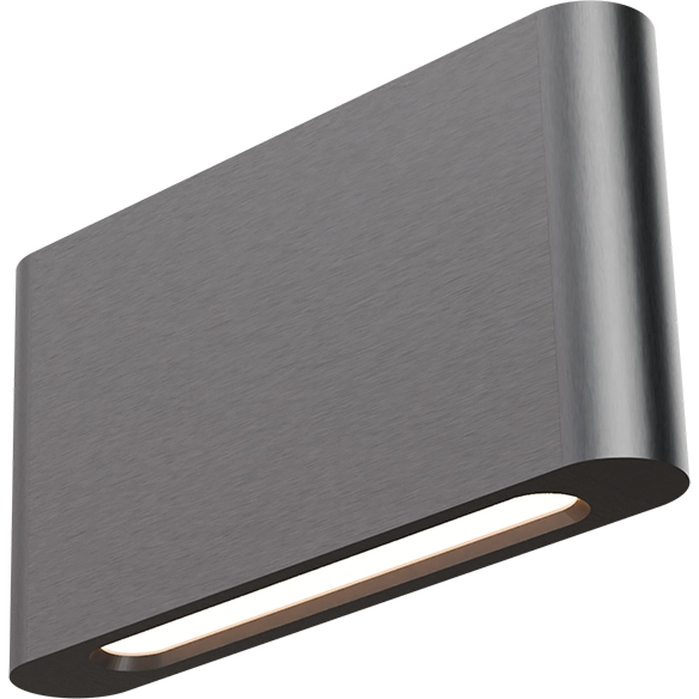Moderne wandspot Atina 20cm nikkel