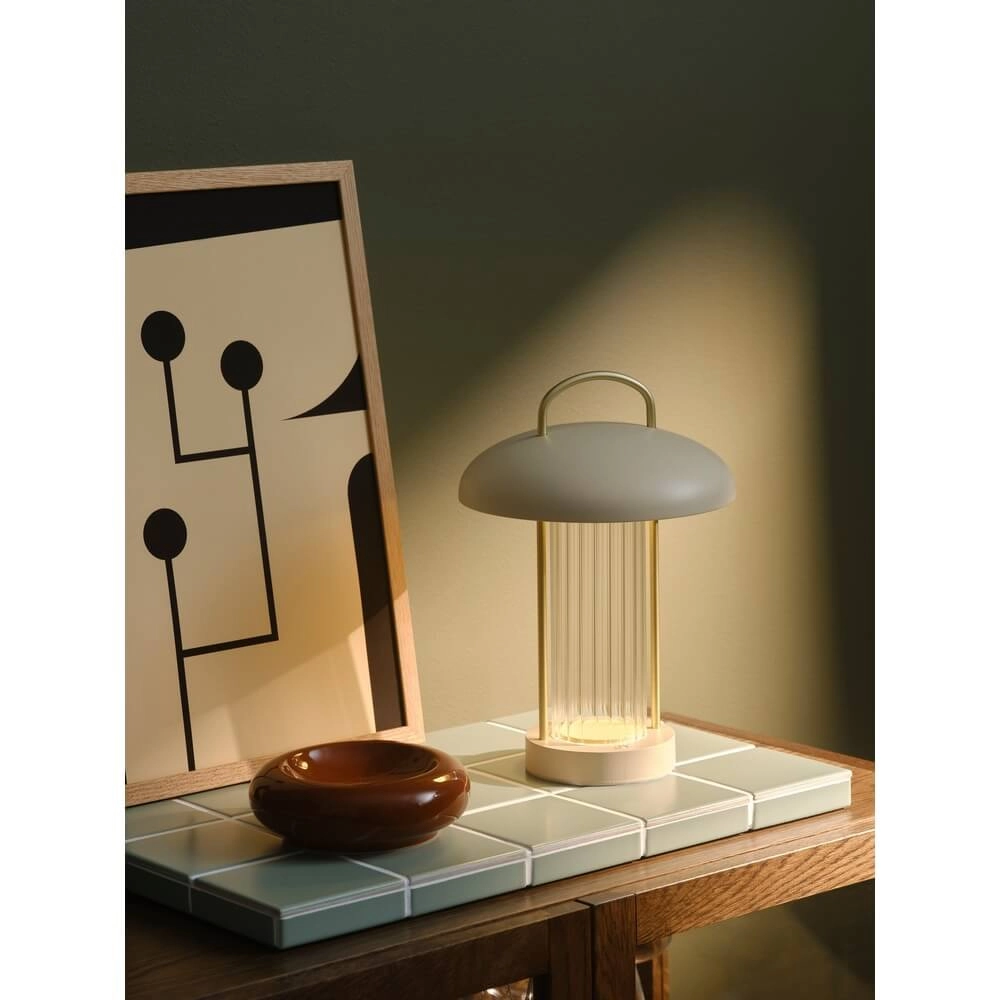 Tafellamp Mirano zand bruin oplaadbaar Nordlux 5704924024603