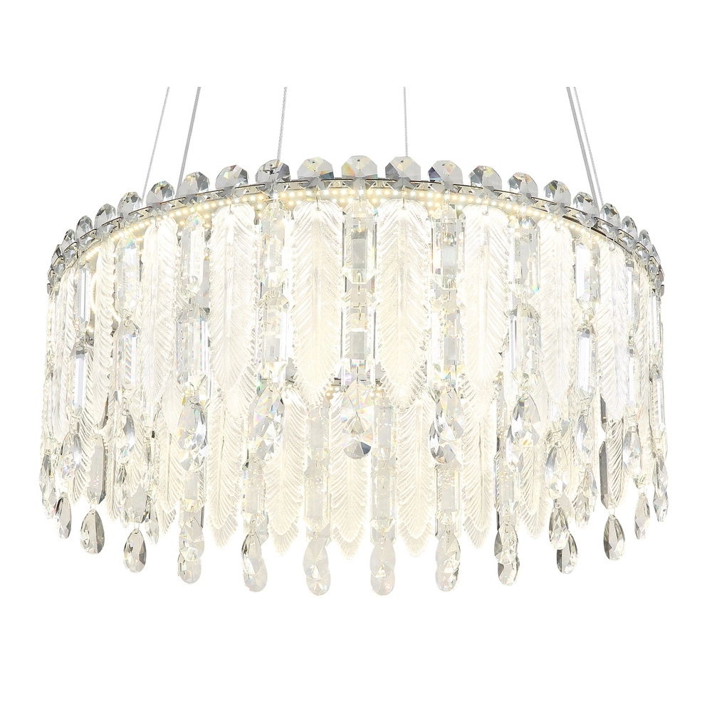Hanglamp Klunka chroom Ø 59,5cm Globo 9007371456093