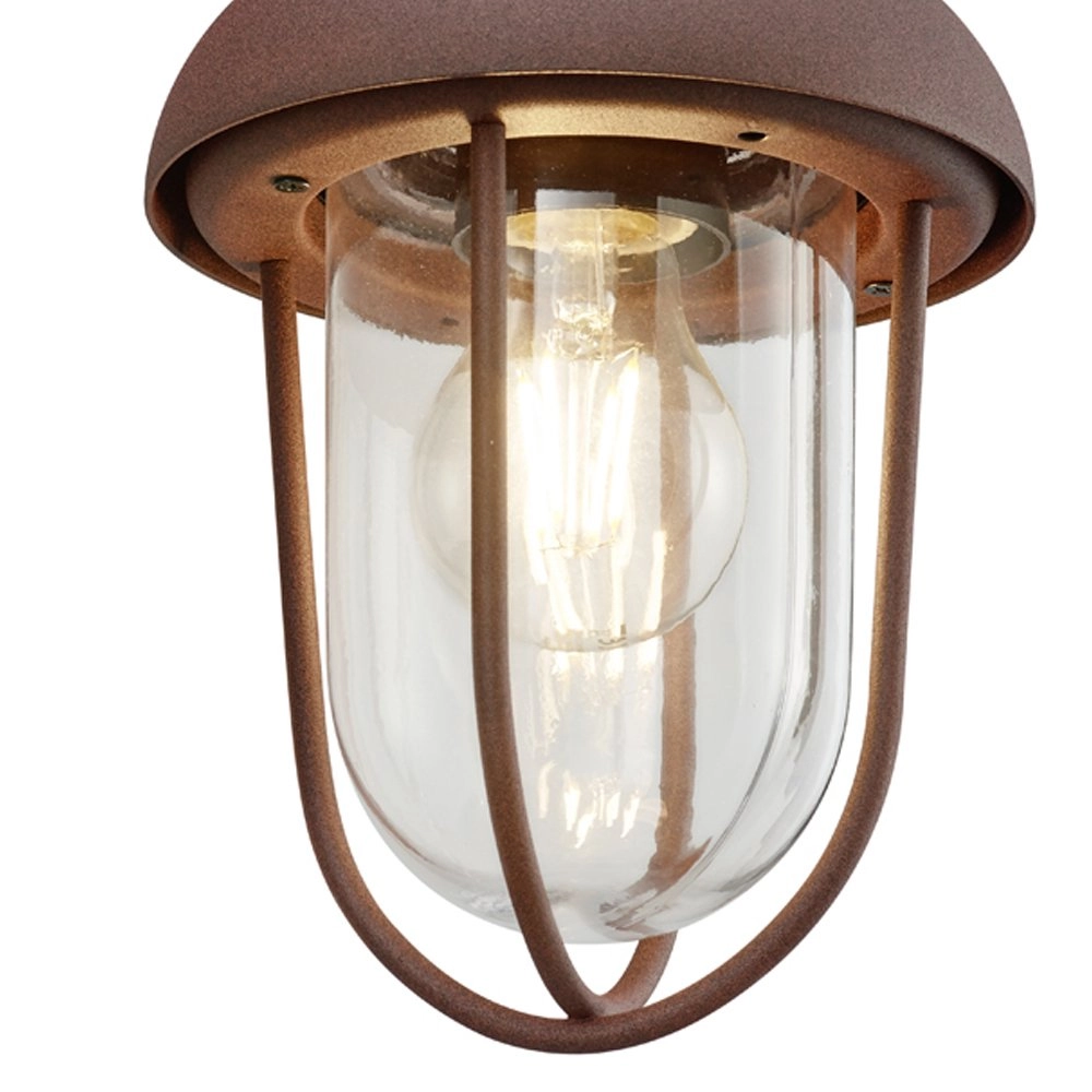 Roestbruine wandlamp Duero Trio 4017807445589