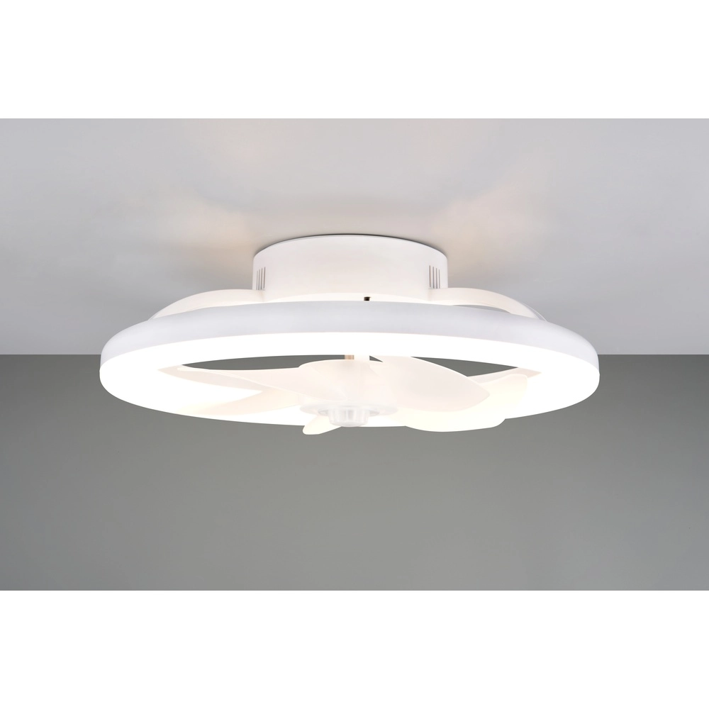 Design plafondventilator Pajala wit Ø 40cm Trio 4017807688207
