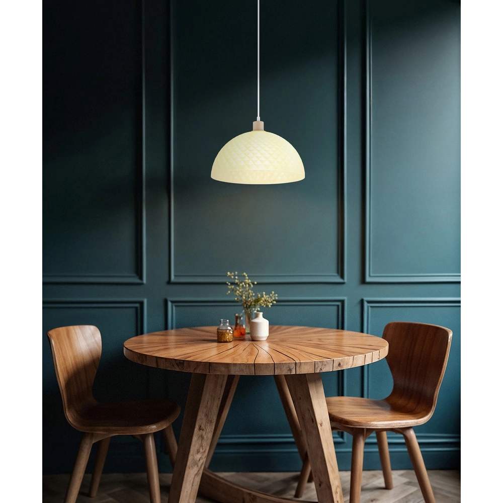 Enkele hanglamp Selma zand bruin Globo 9007371589104