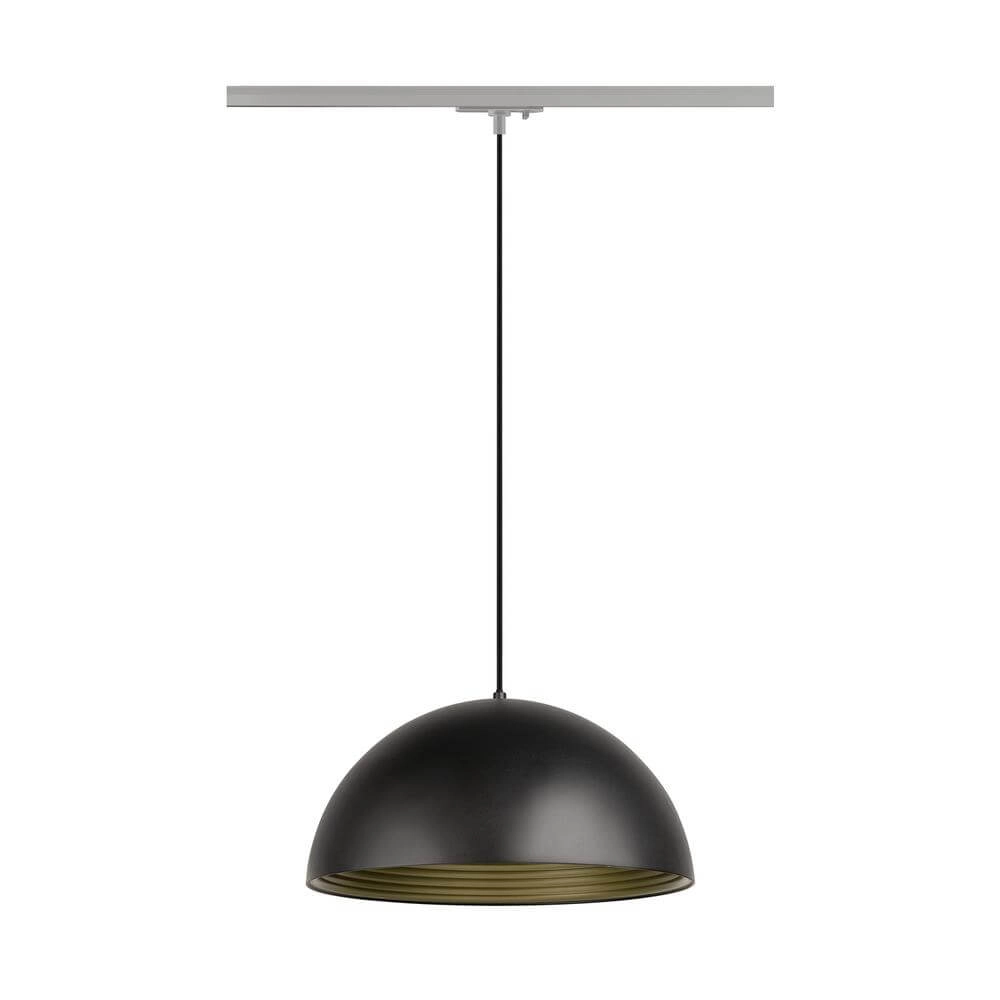 Hanglamp voor rail Forchini M 40 zwart-wit 1-fase Ø 40cm SLV 4024163298605