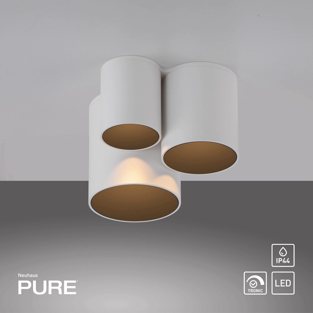 3L plafondlamp Pure Point wit Paul Neuhaus 4012248395707