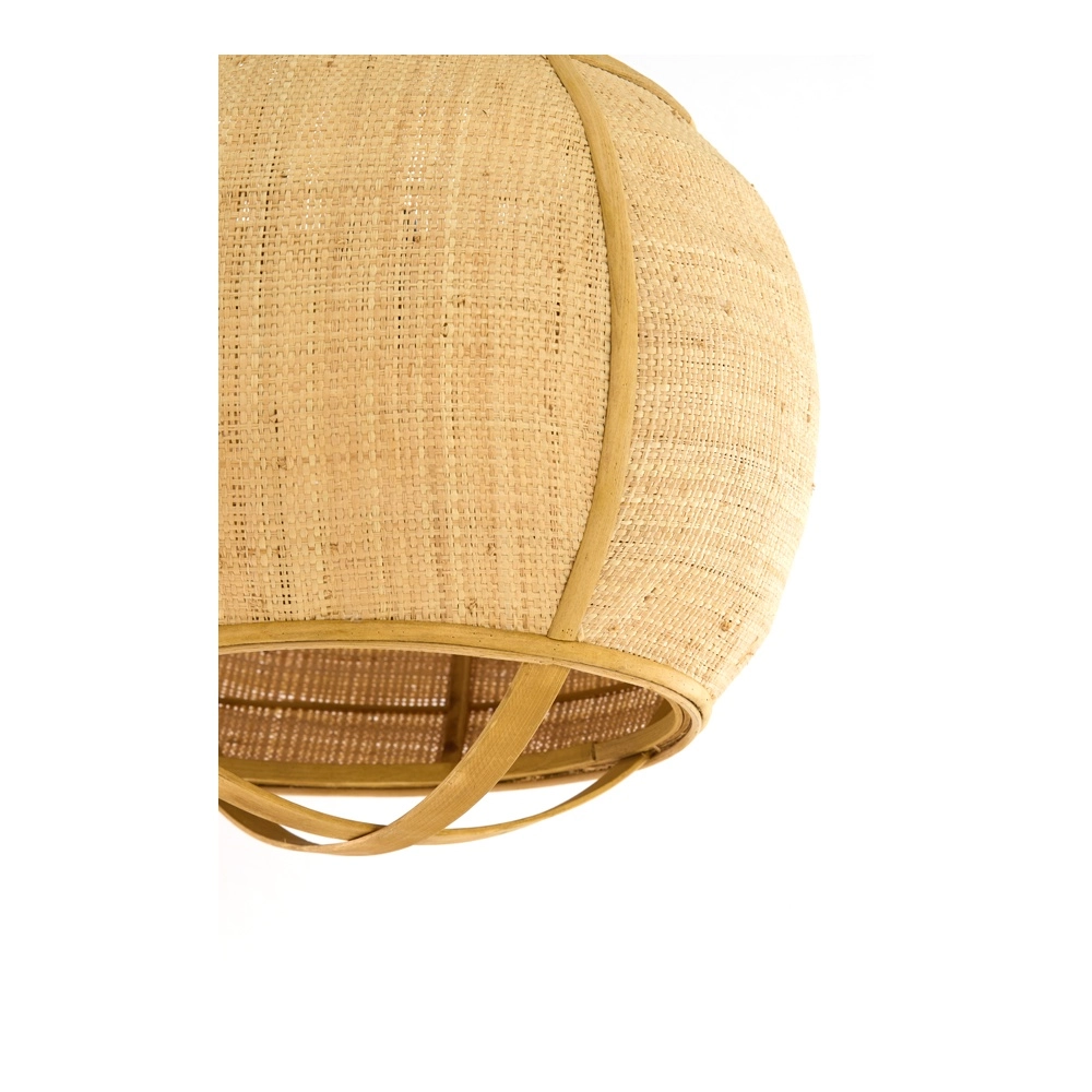 Landelijke hanglamp Bozona licht bruin Ø 41cm Light & Living 8717807843946
