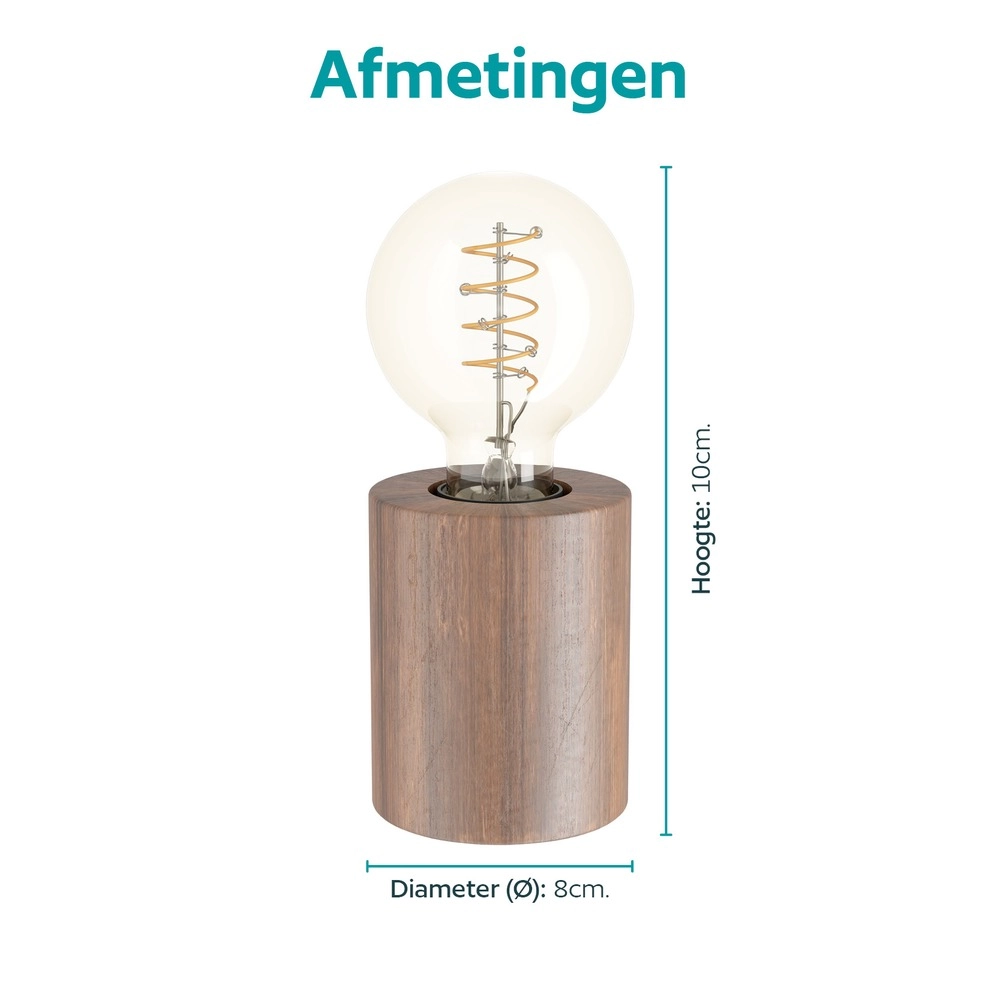 Tafellampje Murama hout Eglo 9008606406203