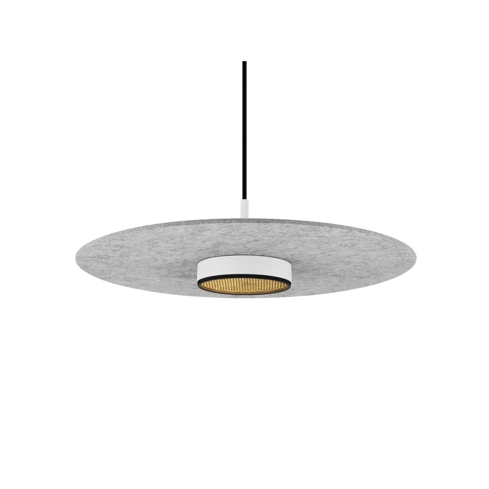 Vilt kap Grip! Flat Ø 50 x 0,6cm grijs SLV 4024163316170
