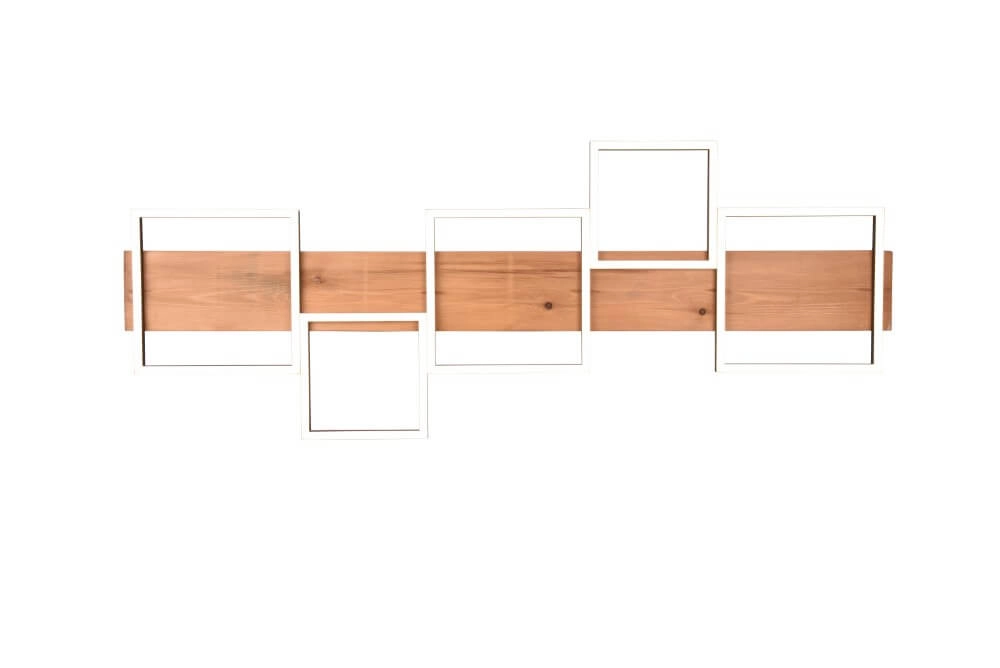 Houten led plafondlamp Harper 5-lichts Trio 4017807524987