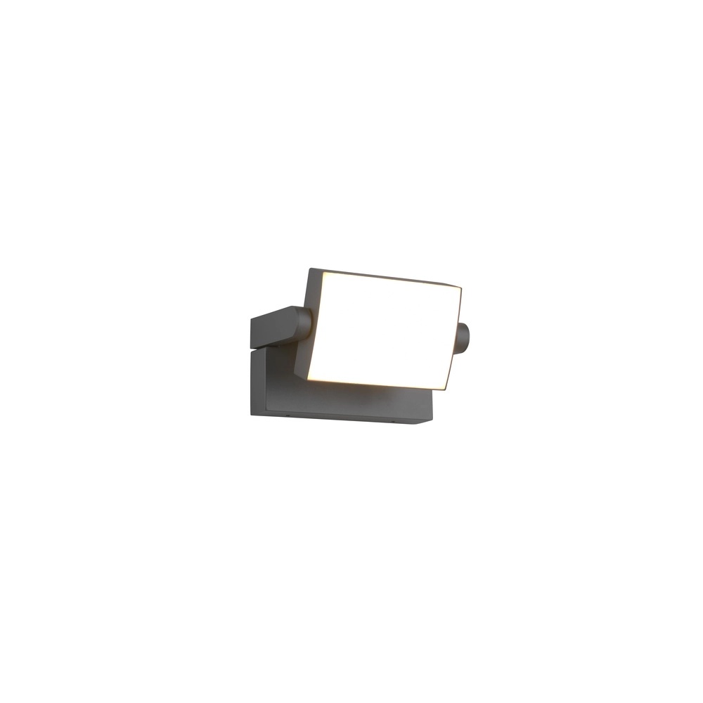 Richtbare wandlamp Kansas antraciet