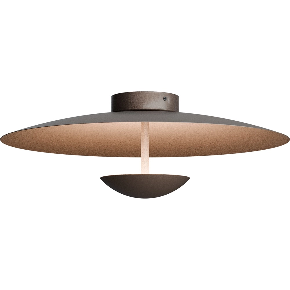 Plafondlamp 16cm Scala Ø 45cm cacao bruin