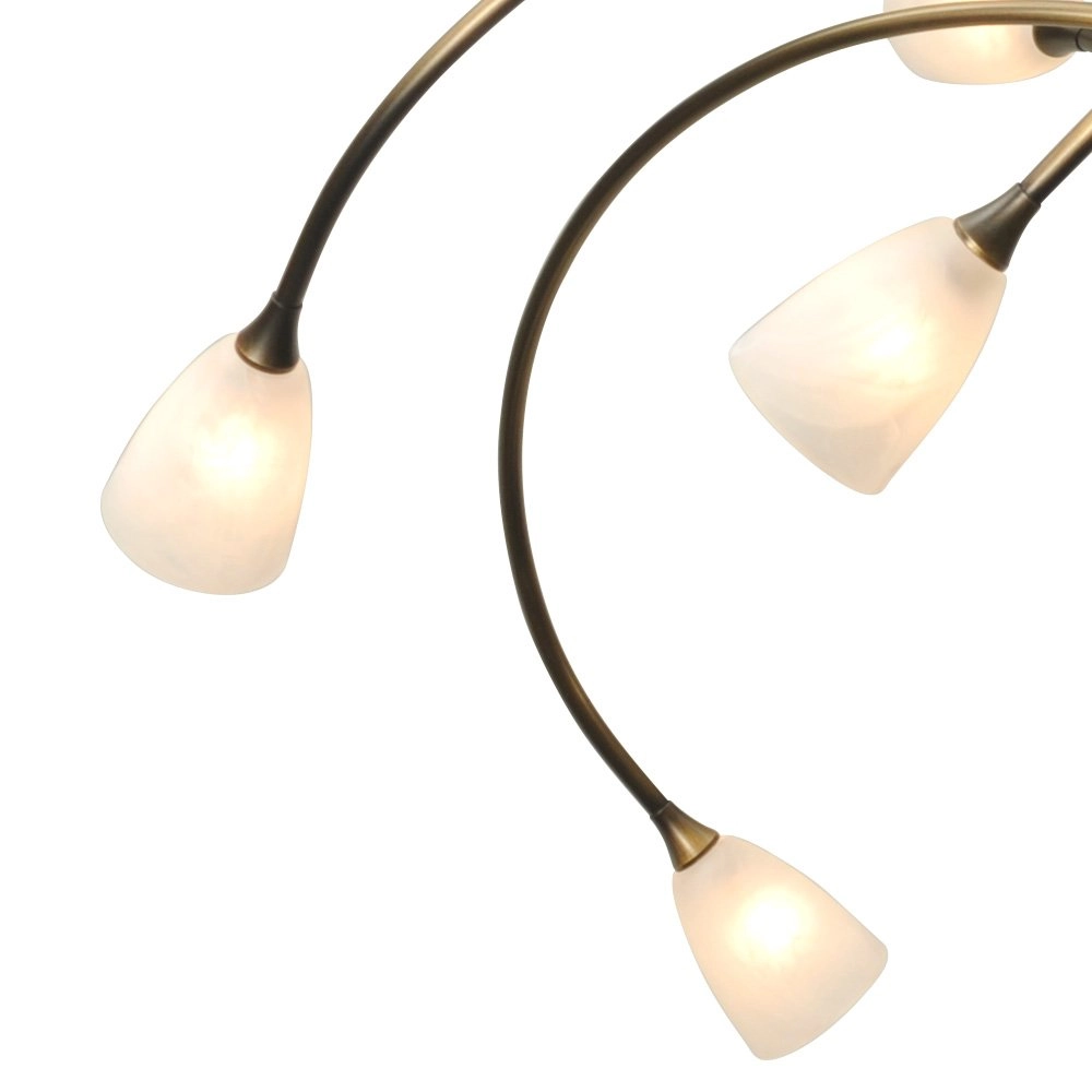 Led plafondlamp Molto 2 LED 10-lichts 43x65cm bronsbruin Masterlight 8718121184104